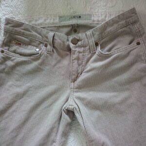 Cream Corduroy Jeans Tall By: Joe's Jeans Size: W 28. Great condition. Ribbed co